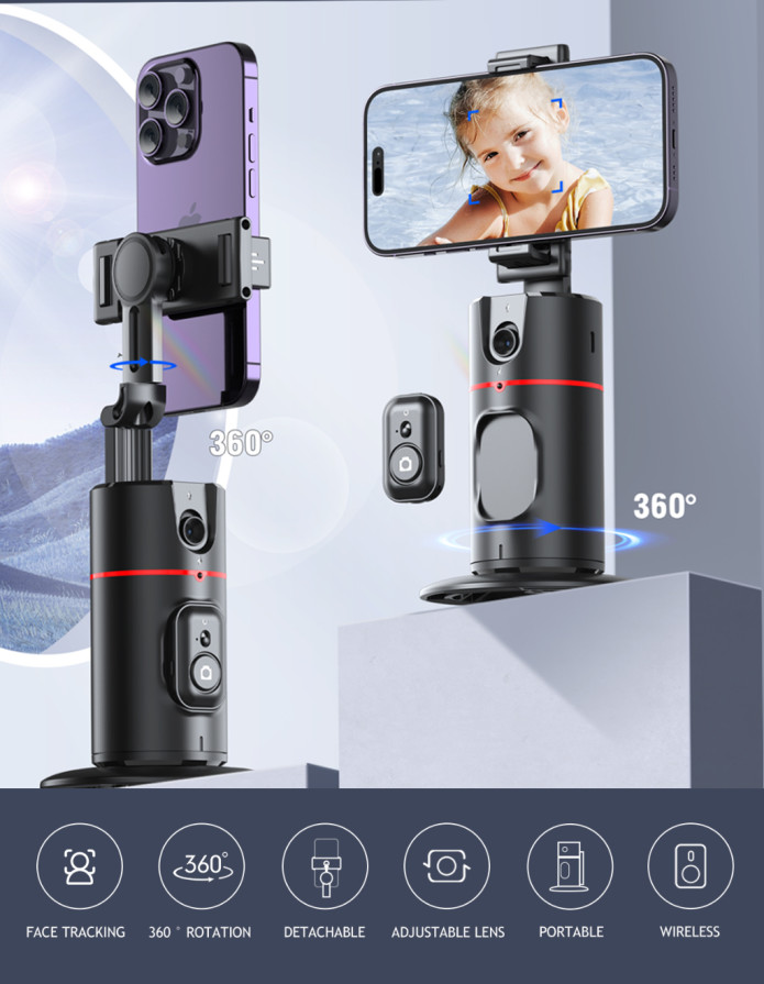 ntroducing the Next Evolution in Smartphone Photography and Videography: The Intelligent Auto Face Tracking Live Stabilizer!